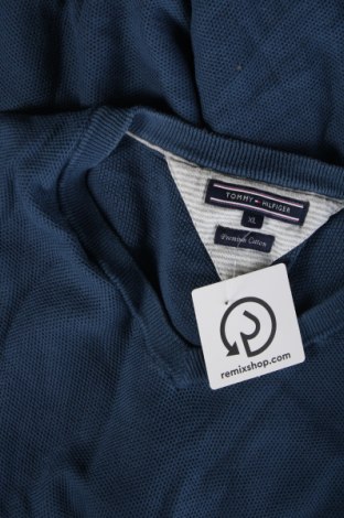 Ανδρικό πουλόβερ Tommy Hilfiger, Μέγεθος XL, Χρώμα Μπλέ, Τιμή 34,44 €