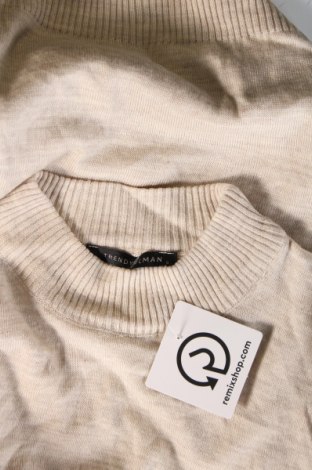 Ανδρικό πουλόβερ Trendyol, Μέγεθος S, Χρώμα  Μπέζ, Τιμή 8,41 €