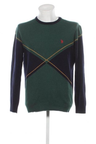 Męski sweter U.S. Polo Assn., Rozmiar L, Kolor Kolorowy, Cena 167,92 zł