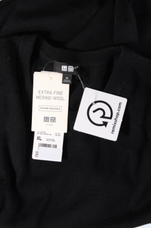 Ανδρικό πουλόβερ Uniqlo, Μέγεθος XL, Χρώμα Μαύρο, Τιμή 15,02 €