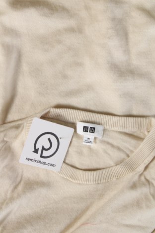 Ανδρικό πουλόβερ Uniqlo, Μέγεθος M, Χρώμα Εκρού, Τιμή 21,03 €