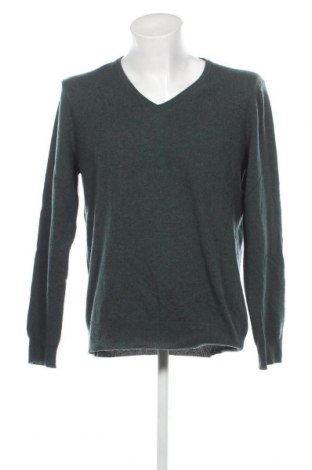 Мъжки пуловер United Colors Of Benetton, Размер L, Цвят Зелен, Цена 20,40 лв.