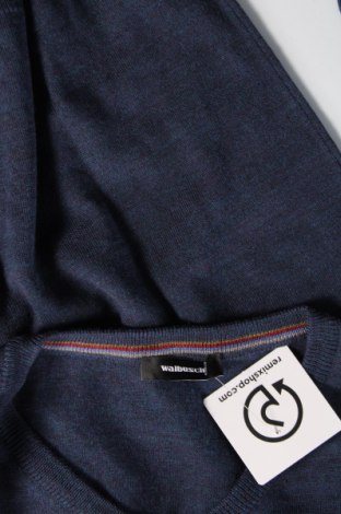 Ανδρικό πουλόβερ Walbusch, Μέγεθος L, Χρώμα Μπλέ, Τιμή 17,26 €