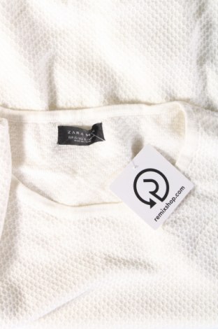 Ανδρικό πουλόβερ Zara, Μέγεθος XL, Χρώμα Λευκό, Τιμή 7,32 €