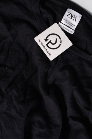Мъжки пуловер Zara, Размер XXL, Цвят Син, Цена 11,84 лв.