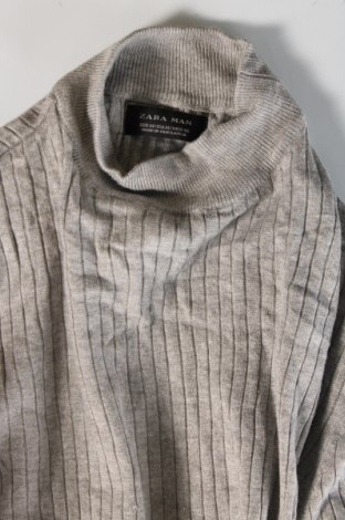 Herrenpullover Zara Man, Größe M, Farbe Grau, Preis 22,27 €