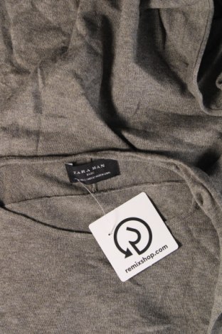 Ανδρικό πουλόβερ Zara Man, Μέγεθος M, Χρώμα Γκρί, Τιμή 7,92 €