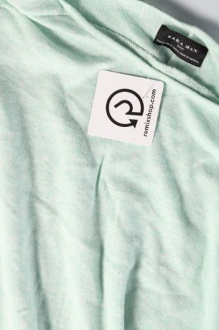 Ανδρικό πουλόβερ Zara Man, Μέγεθος XL, Χρώμα Πράσινο, Τιμή 8,91 €