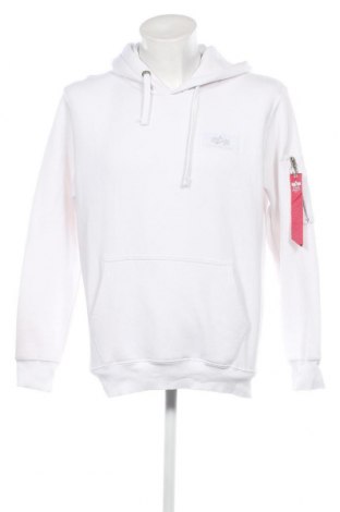 Herren Sweatshirt Alpha Industries, Größe M, Farbe Weiß, Preis 47,94 €