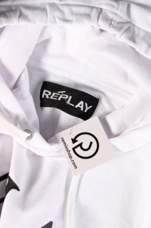 Ανδρικό φούτερ Replay, Μέγεθος M, Χρώμα Λευκό, Τιμή 46,39 €