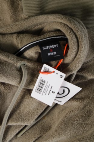 Мъжки суичър Superdry, Размер S, Цвят Зелен, Цена 29,68 лв.