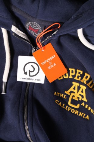 Ανδρικό φούτερ Superdry, Μέγεθος M, Χρώμα Μπλέ, Τιμή 46,44 €