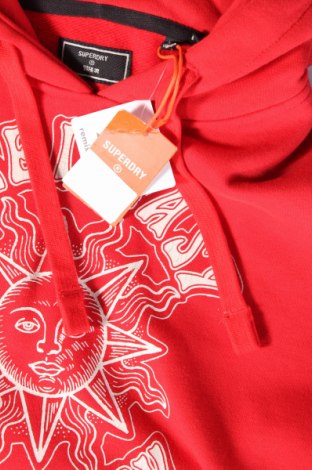 Herren Sweatshirt Superdry, Größe M, Farbe Rot, Preis 40,98 €