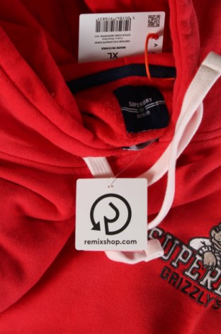 Herren Sweatshirt Superdry, Größe XL, Farbe Rot, Preis 43,71 €