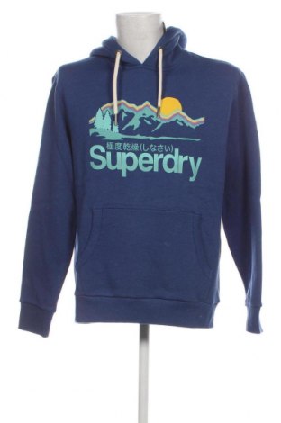 Ανδρικό φούτερ Superdry, Μέγεθος XL, Χρώμα Μπλέ, Τιμή 46,44 €