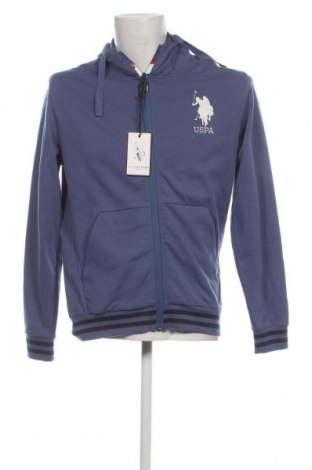 Férfi sweatshirt U.S. Polo Assn., Méret L, Szín Kék, Ár 23 594 Ft