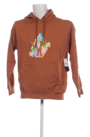 Herren Sweatshirt Volcom, Größe S, Farbe Braun, Preis 28,76 €