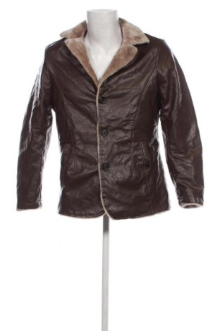 Pánska kožená bunda , Veľkosť M, Farba Hnedá, Cena  21,39 €