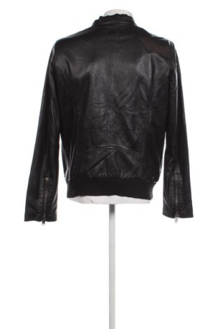 Ανδρικό δερμάτινο μπουφάν Freaky Nation, Μέγεθος XL, Χρώμα Μαύρο, Τιμή 204,80 €