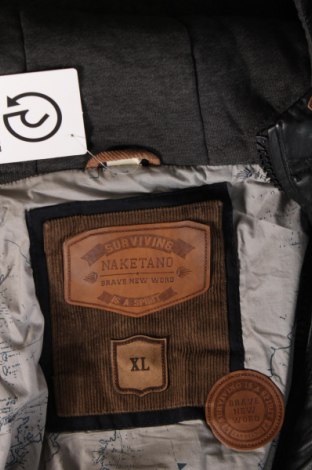 Pánska kožená bunda  Naketano, Veľkosť XL, Farba Čierna, Cena  42,53 €