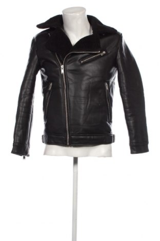 Pánska kožená bunda  Zara, Veľkosť S, Farba Čierna, Cena  23,25 €