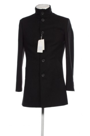 Мъжко палто Bruun & Stengade, Размер S, Цвят Черен, Цена 323,40 лв.