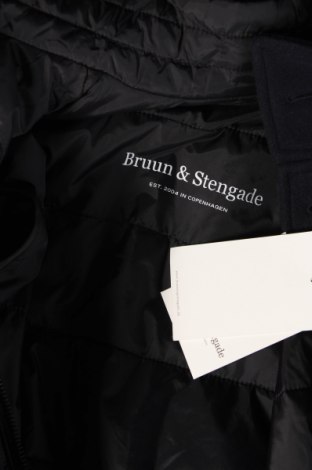 Мъжко палто Bruun & Stengade, Размер S, Цвят Син, Цена 188,65 лв.