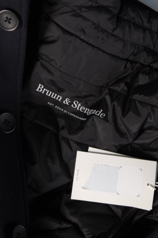Мъжко палто Bruun & Stengade, Размер XL, Цвят Син, Цена 140,14 лв.