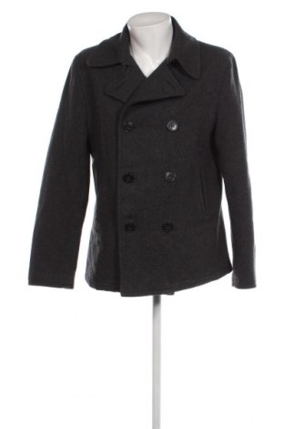 Мъжко палто H&M L.O.G.G., Размер L, Цвят Сив, Цена 26,75 лв.