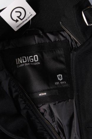 Мъжко палто Indigo, Размер M, Цвят Черен, Цена 70,62 лв.