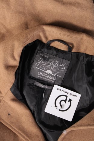 Ανδρικά παλτό Originals By Jack & Jones, Μέγεθος L, Χρώμα  Μπέζ, Τιμή 15,22 €