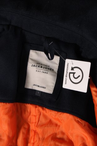 Ανδρικά παλτό Originals By Jack & Jones, Μέγεθος L, Χρώμα Μπλέ, Τιμή 50,72 €