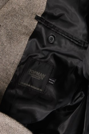 Herren Sakko Topman, Größe L, Farbe Grau, Preis € 16,70