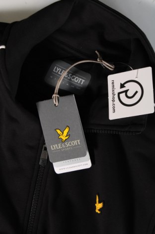 Мъжко спортно горнище Lyle & Scott, Размер M, Цвят Черен, Цена 81,00 лв.