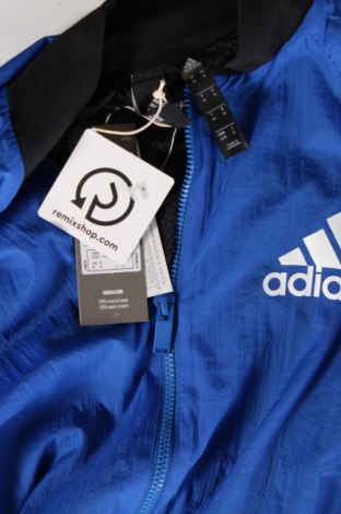 Herrenjacke Adidas, Größe M, Farbe Blau, Preis 24,79 €