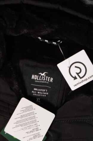 Мъжко яке Hollister, Размер XL, Цвят Черен, Цена 93,60 лв.