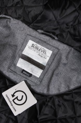 Ανδρικό μπουφάν Sublevel, Μέγεθος S, Χρώμα Γκρί, Τιμή 25,83 €