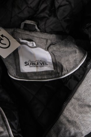 Ανδρικό μπουφάν Sublevel, Μέγεθος S, Χρώμα Γκρί, Τιμή 16,15 €