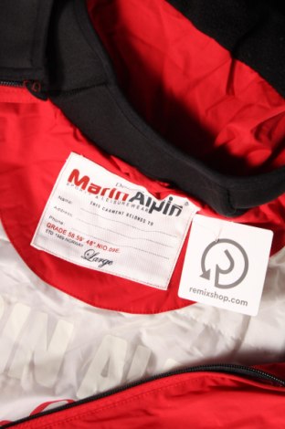 Мъжко яке за зимни спортове Marin Alpin, Размер L, Цвят Червен, Цена 23,80 лв.