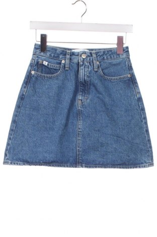 Fustă Calvin Klein Jeans, Mărime XS, Culoare Albastru, Preț 196,79 Lei