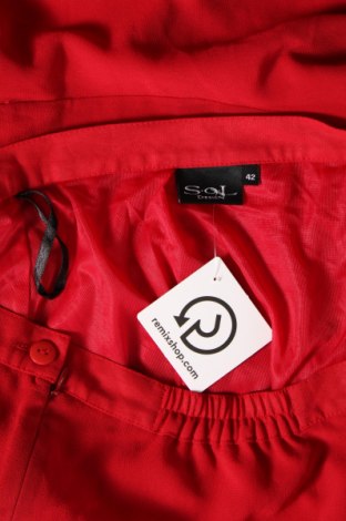 Φούστα S.o.l Design, Μέγεθος L, Χρώμα Κόκκινο, Τιμή 8,86 €