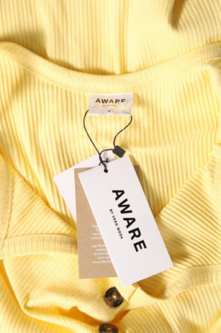 Kleid Aware by Vero Moda, Größe M, Farbe Gelb, Preis € 41,25