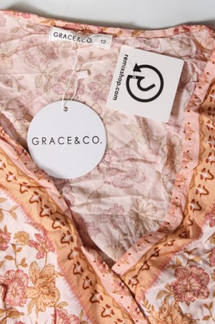 Kleid Grace&Co, Größe M, Farbe Mehrfarbig, Preis 30,06 €