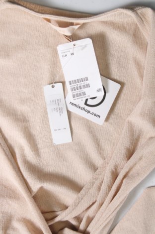 Φόρεμα H&M, Μέγεθος XS, Χρώμα  Μπέζ, Τιμή 19,68 €