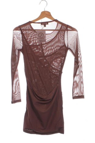 Kleid Jennyfer, Größe XXS, Farbe Braun, Preis 5,45 €