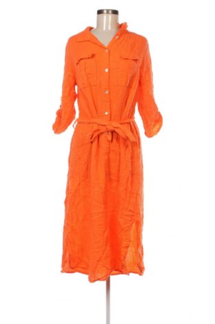 Kleid Made In Italy, Größe M, Farbe Orange, Preis 19,21 €