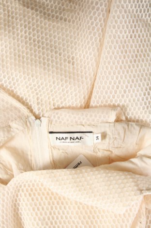 Kleid Naf Naf, Größe XS, Farbe Ecru, Preis € 6,68