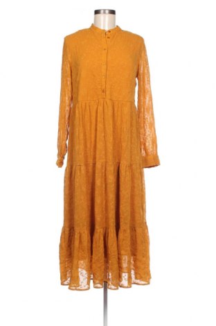 Kleid Pieces, Größe M, Farbe Gelb, Preis 14,20 €