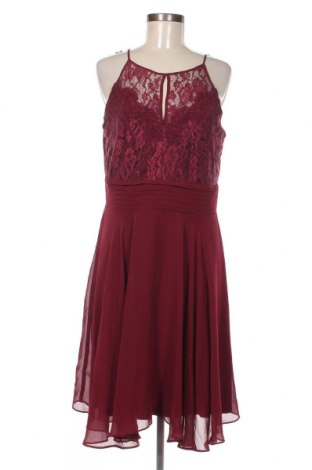 Kleid Violets & Roses, Größe L, Farbe Rot, Preis 18,68 €