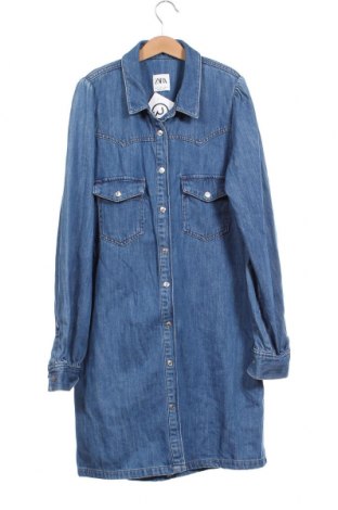 Šaty  Zara, Veľkosť XS, Farba Modrá, Cena  8,40 €